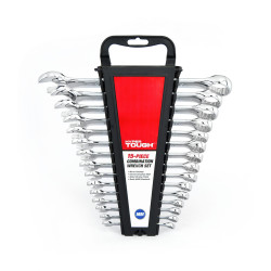 Hyper Tough 15-Piece Combination Wrench Set, MM